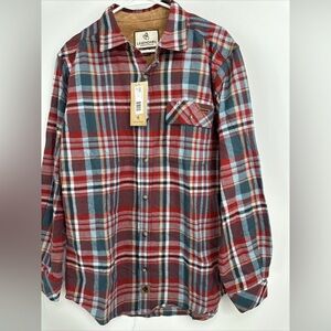 Legendary Whitetails Men's Buck Camp Long-Sleeve Flannel Sz M